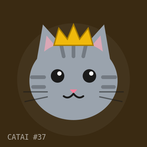 CATAI #37，戴皇冠