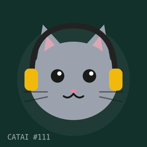 CATAI #111，戴耳机
