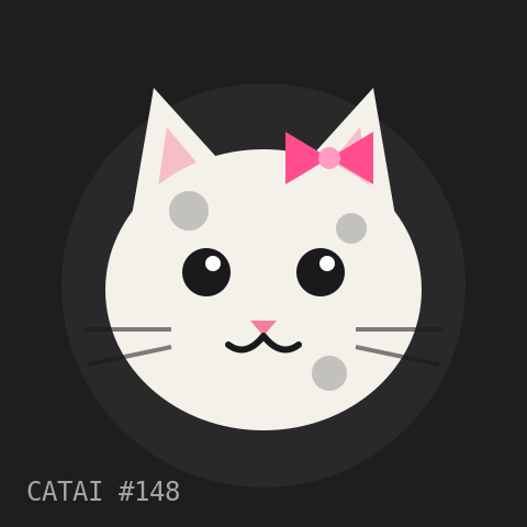 CATAI #148，蝴蝶结与斑点